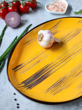 Wilmax Porzellan Teller Gelb 33 cm - WL-668442/A